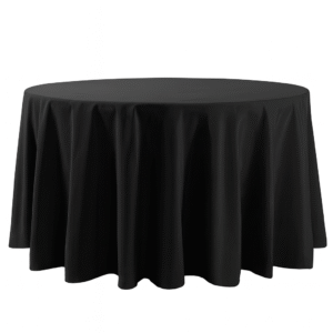 Round Table Cloths - Black