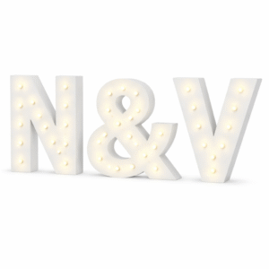Marquee Letters 4 ft - Set of 3