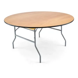 60 In Round Plywood Table