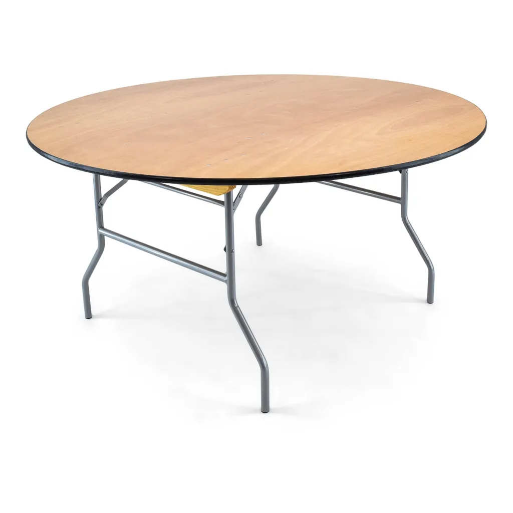 60 In Round Plywood Table
